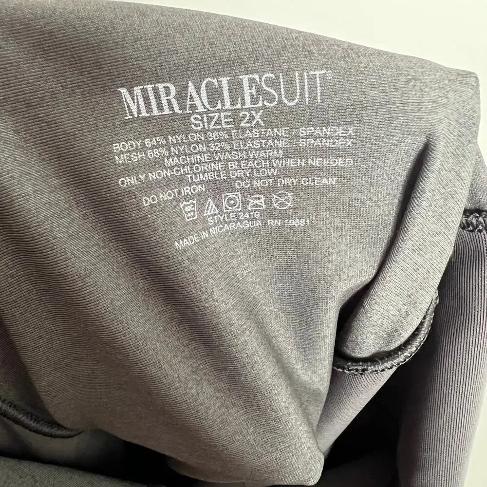 Miraclesuit Tummy Tuck High-Waist Thigh Slimmer Style 2419 Women 2X